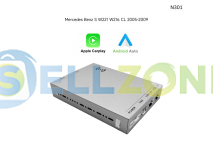 Συσκευή Android Auto / CarPlay Mercedes S W221 με σύστημα NTG 3.0 με οθόνη 8 ιντσών - N301